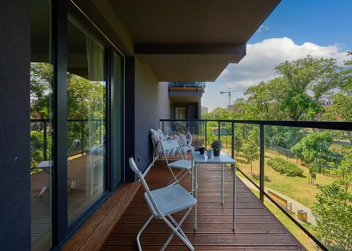 アパート Spacious Dmowskiego By The River With Parking & Balcony By Renters *